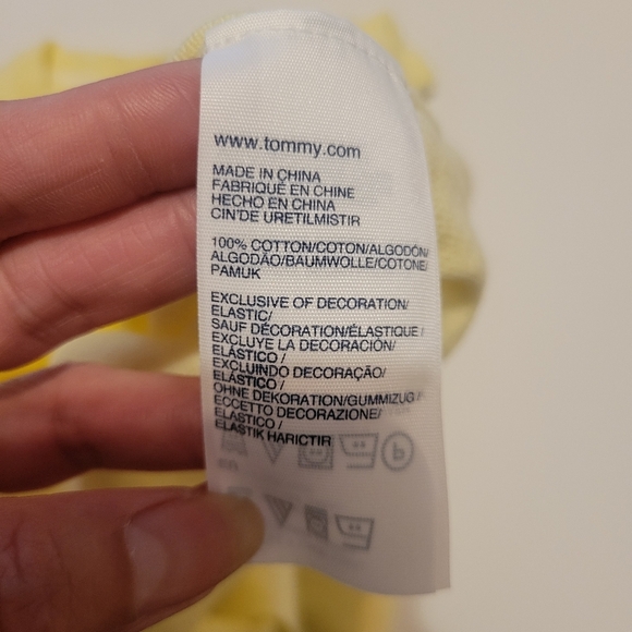 Tommy Hilfiger Butter Yellow Cardigan NWT Preppy Schoolgirl Cottagecore - Picture 9 of 9